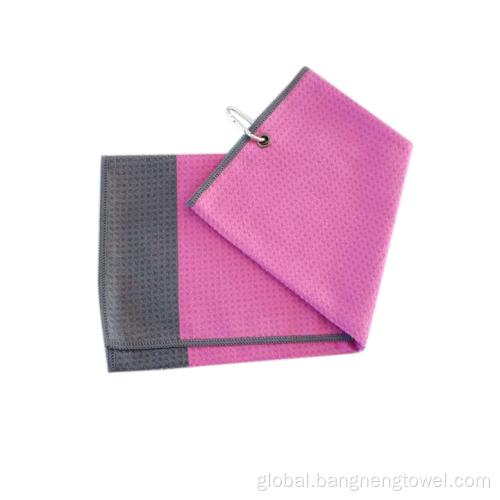 Microfiber Golf Towel Custom Easy Hold Golf Microfiber Towel Supplier
